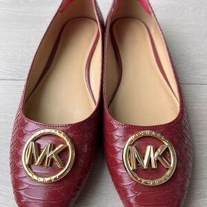 Michael Kors Red Women's Flats